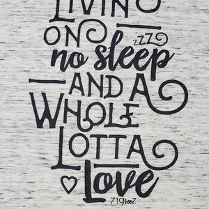 Slouch tshirt for the exhausted momma